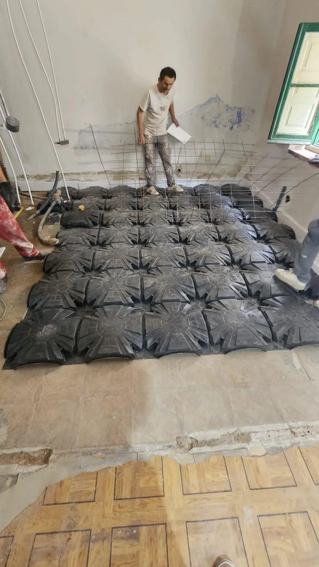 Instalación de suelo radiante